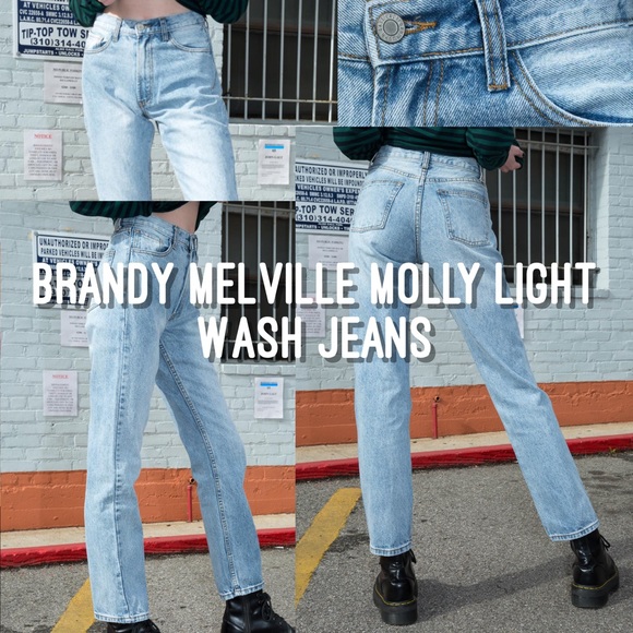 molly light wash jeans